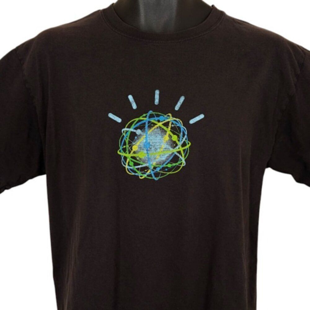 IBM Watson T Shirt Mens Size Medium Black AI Supercomputer Technology Tech